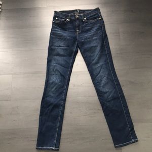 7 for all mankind Roxanne skinny jeans size 26